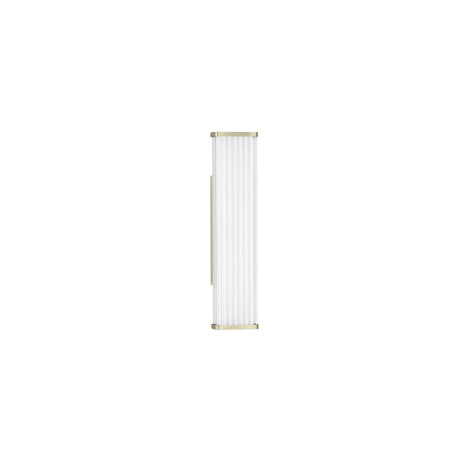 Kinkiet podłużny do łazienki Compre Flat 30cm LED 3000-4000K przezroczysty / szczotkowane złoto