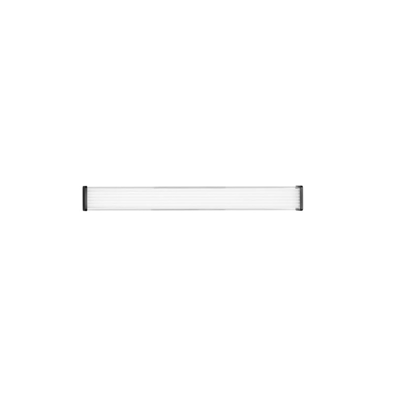 Kinkiet podłużny do łazienki Compre Flat 60cm LED 3000-4000K przezroczysty / czarny