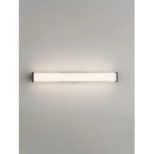 Kinkiet podłużny do łazienki Compre Flat 60cm LED 3000-4000K przezroczysty / czarny