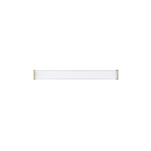 Kinkiet podłużny do łazienki Compre Flat 60cm LED 3000-4000K przezroczysty / szczotkowane złoto