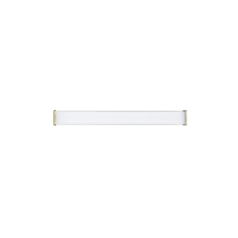 Kinkiet podłużny do łazienki Compre Flat 60cm LED 3000-4000K przezroczysty / szczotkowane złoto