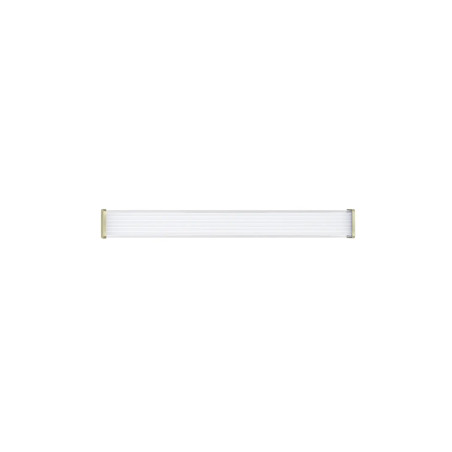 Kinkiet podłużny do łazienki Compre Flat 60cm LED 3000-4000K przezroczysty / szczotkowane złoto