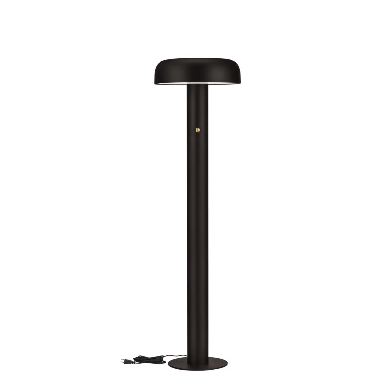 Lampa podłogowa modern ze ściemniaczem Ridotti 142cm LED 3000K czarna