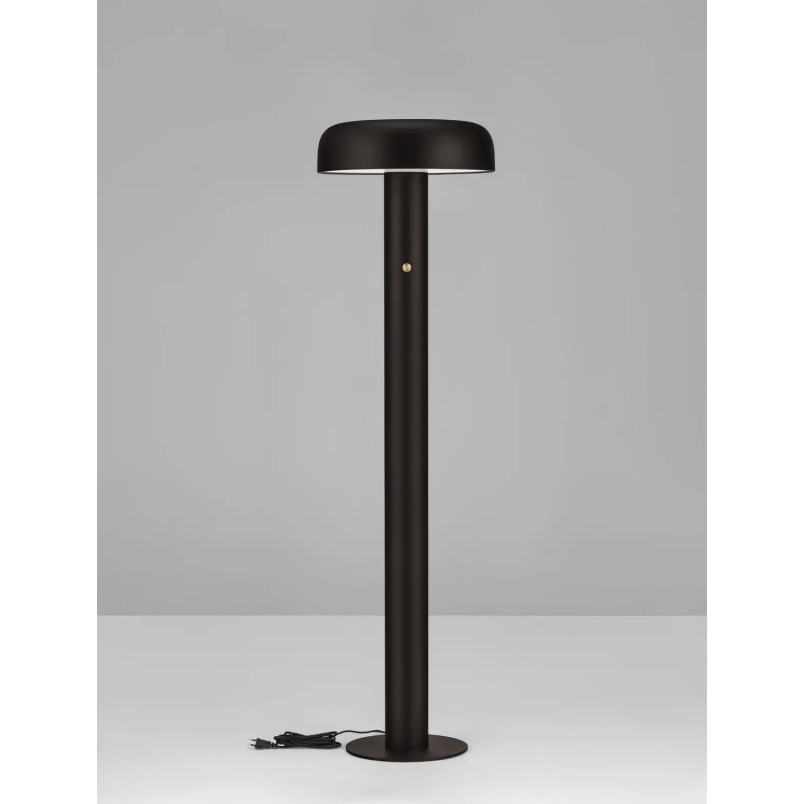 Lampa podłogowa modern ze ściemniaczem Ridotti 142cm LED 3000K czarna