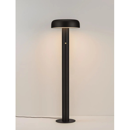 Lampa podłogowa modern ze ściemniaczem Ridotti 142cm LED 2700K czarna