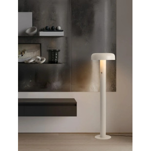 Lampa podłogowa modern ze ściemniaczem Ridotti 142cm LED 3000K kremowa