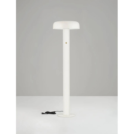 Lampa podłogowa modern ze ściemniaczem Ridotti 142cm LED 3000K kremowa