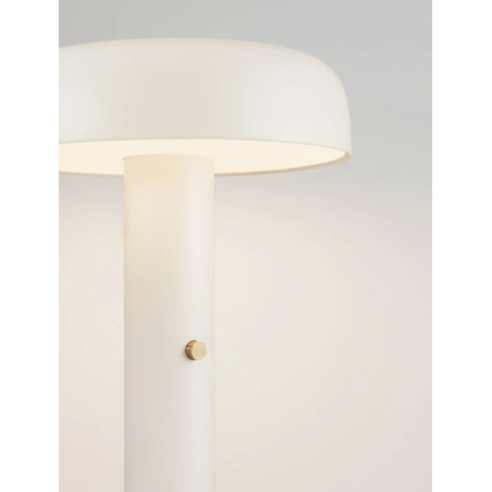 Lampa podłogowa modern ze ściemniaczem Ridotti 142cm LED 3000K kremowa