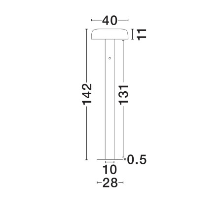 Lampa podłogowa modern ze ściemniaczem Ridotti 142cm LED 2700K kremowa