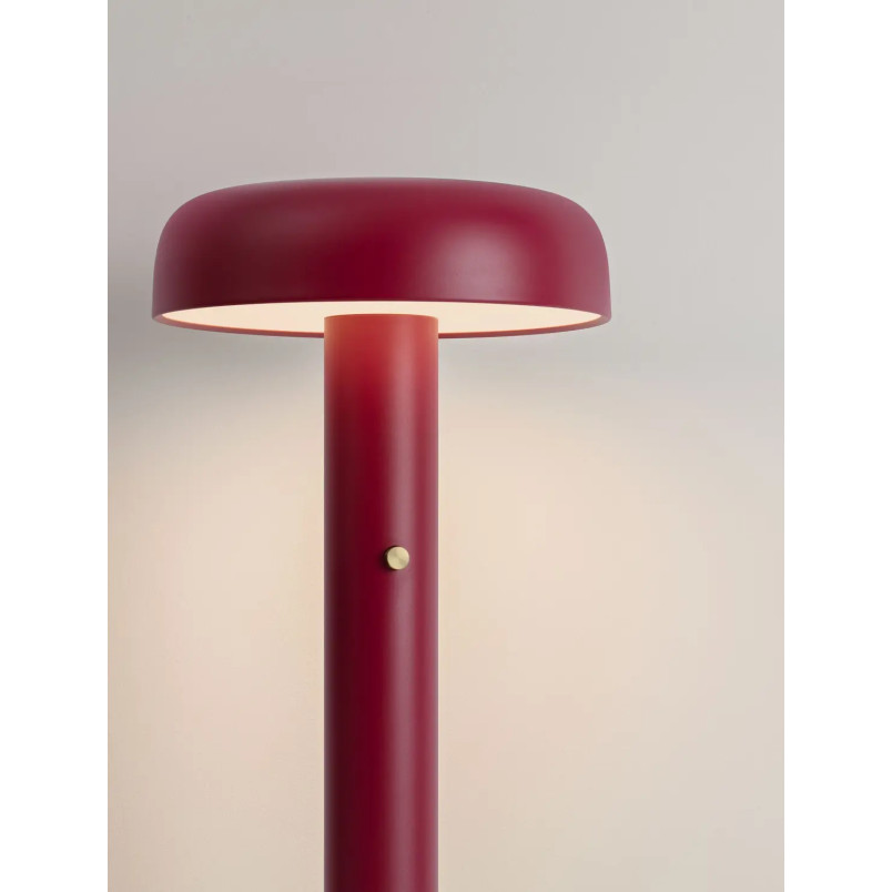 Lampa podłogowa modern ze ściemniaczem Ridotti 142cm LED 3000K bordowa