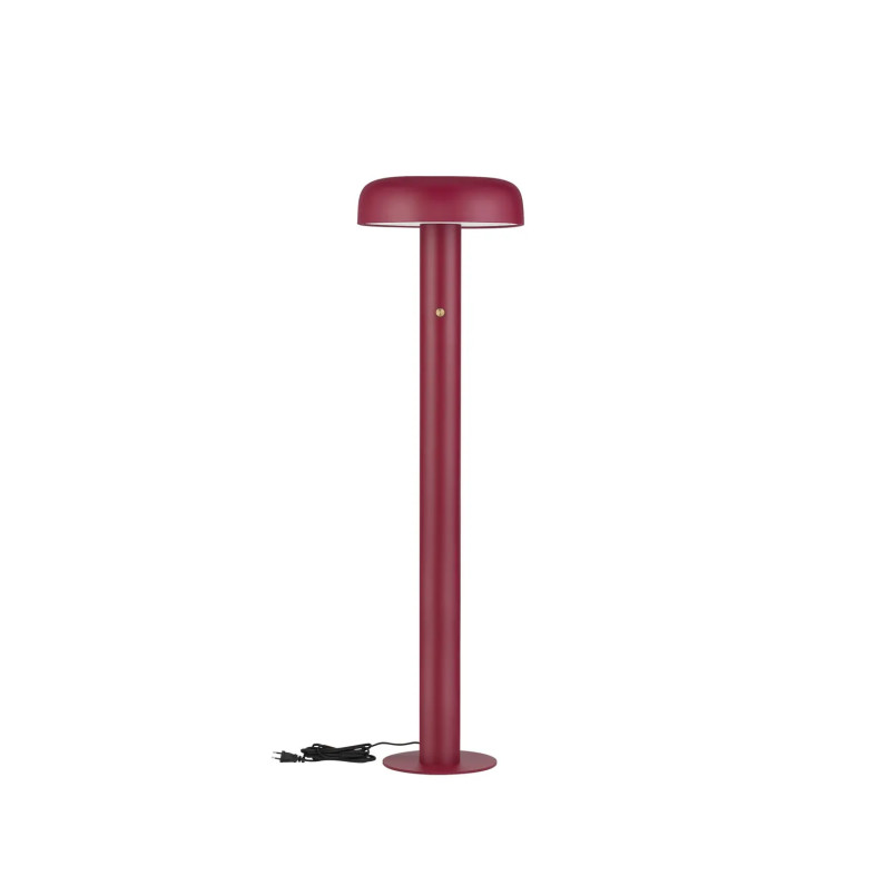 Lampa podłogowa modern ze ściemniaczem Ridotti 142cm LED 3000K bordowa