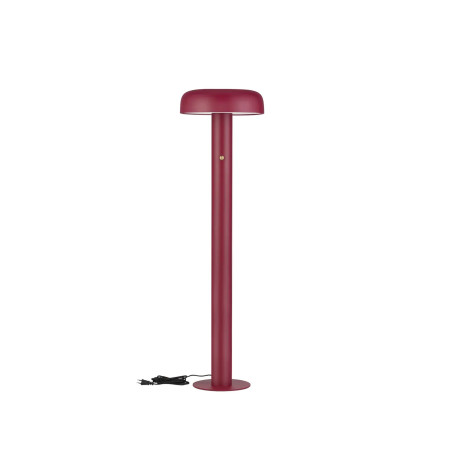 Lampa podłogowa modern ze ściemniaczem Ridotti 142cm LED 2700K bordowa