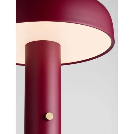 Lampa podłogowa modern ze ściemniaczem Ridotti 142cm LED 2700K bordowa