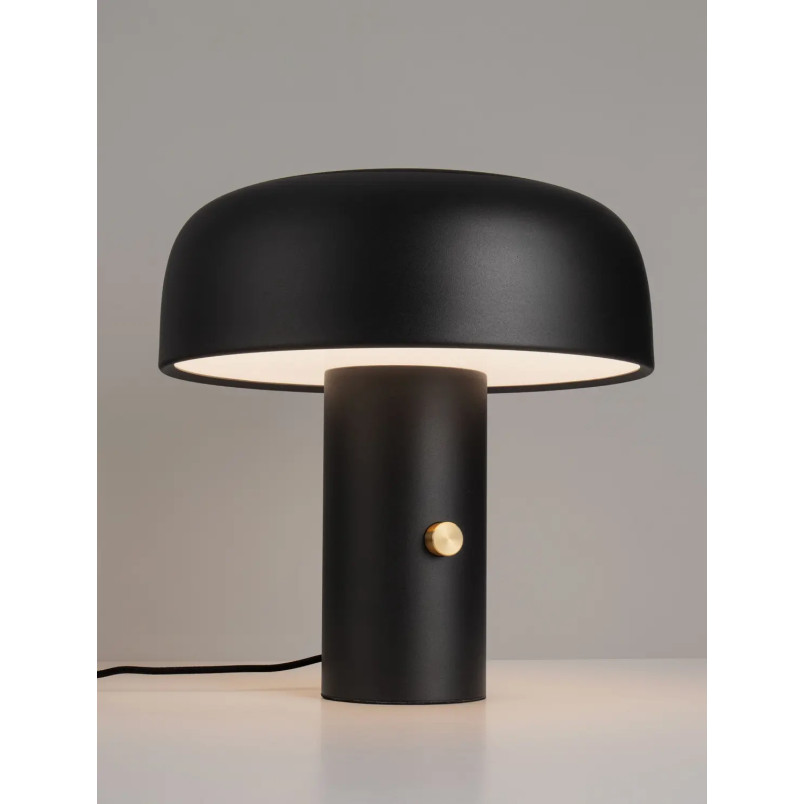 Lampa stołowa "grzybek" ze ściemniaczem Ridotti 30cm LED 3000K czarna