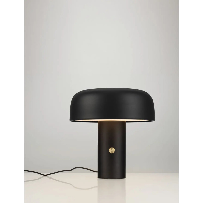 Lampa stołowa "grzybek" ze ściemniaczem Ridotti 30cm LED 2700K czarna