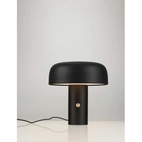 Lampa stołowa "grzybek" ze ściemniaczem Ridotti 30cm LED 2700K czarna