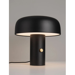 Lampa stołowa "grzybek" ze ściemniaczem Ridotti 30cm LED 2700K czarna