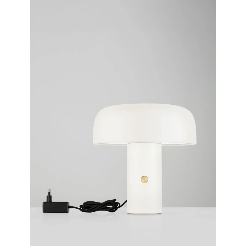 Lampa stołowa "grzybek" ze ściemniaczem Ridotti 30cm LED 3000K kremowa