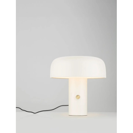 Lampa stołowa "grzybek" ze ściemniaczem Ridotti 30cm LED 3000K kremowa