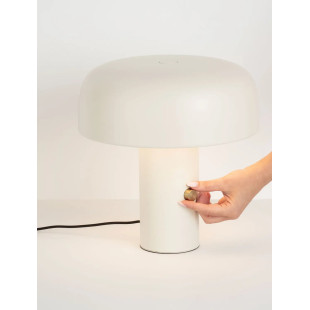 Lampa stołowa "grzybek" ze ściemniaczem Ridotti 30cm LED 3000K kremowa