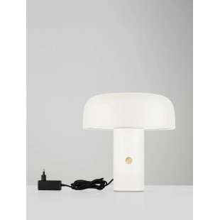 Lampa stołowa "grzybek" ze ściemniaczem Ridotti 30cm LED 2700K kremowa