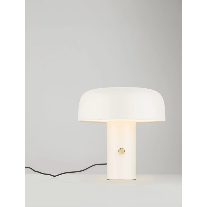 Lampa stołowa "grzybek" ze ściemniaczem Ridotti 30cm LED 2700K kremowa