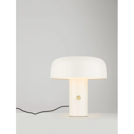 Lampa stołowa "grzybek" ze ściemniaczem Ridotti 30cm LED 2700K kremowa