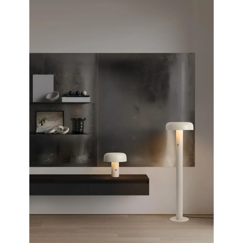 Lampa stołowa "grzybek" ze ściemniaczem Ridotti 30cm LED 2700K kremowa
