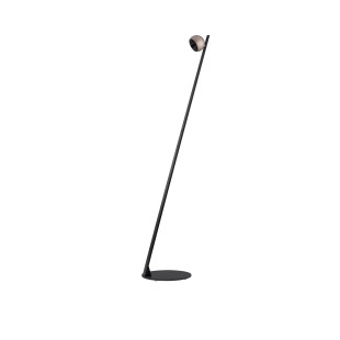 Lampa podłogowa kula z dotykowym ściemniaczem Niccio LED 3000K H:146,5cm złoty beż / czarny