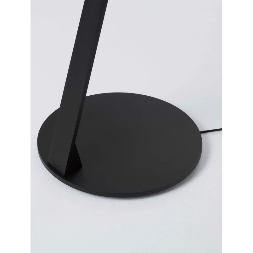 Lampa podłogowa kula z dotykowym ściemniaczem Niccio LED 3000K H:146,5cm złoty beż / czarny