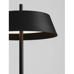 Lampa podłogowa modern ze ściemniaczem Roggio 147cm LED 3000K czarna