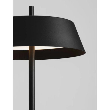 Lampa podłogowa modern ze ściemniaczem Roggio 147cm LED 3000K czarna