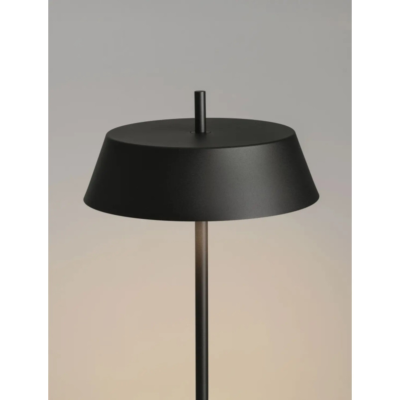 Lampa podłogowa modern ze ściemniaczem Roggio 147cm LED 3000K czarna