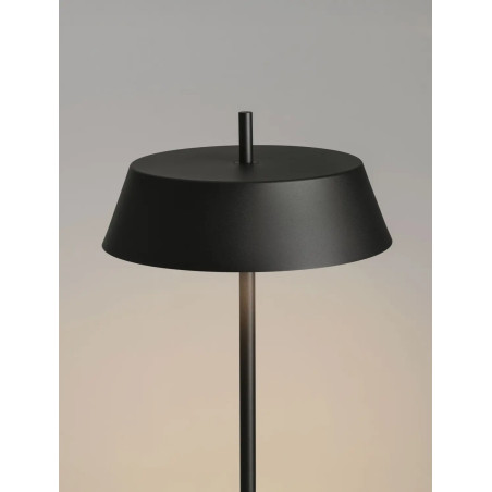 Lampa podłogowa modern ze ściemniaczem Roggio 147cm LED 3000K czarna