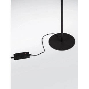Lampa podłogowa modern ze ściemniaczem Roggio 147cm LED 3000K czarna