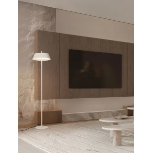 Lampa podłogowa modern ze ściemniaczem Roggio 147cm LED 3000K biała