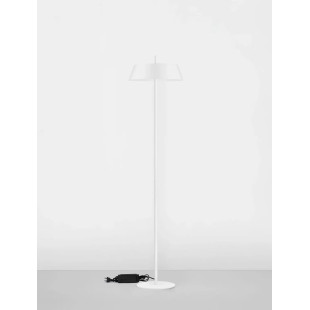 Lampa podłogowa modern ze ściemniaczem Roggio 147cm LED 3000K biała