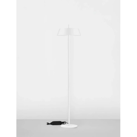 Lampa podłogowa modern ze ściemniaczem Roggio 147cm LED 3000K biała