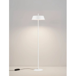 Lampa podłogowa modern ze ściemniaczem Roggio 147cm LED 3000K biała