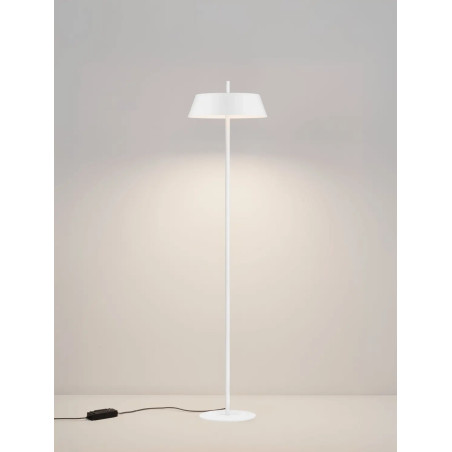 Lampa podłogowa modern ze ściemniaczem Roggio 147cm LED 3000K biała