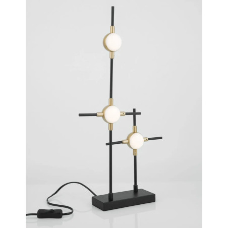Lampa stołowa designerska Matter LED 3000K 52cm czarny