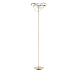Lampa podłogowa - nowoczesna Mortilla H160cm LED 3000K złota