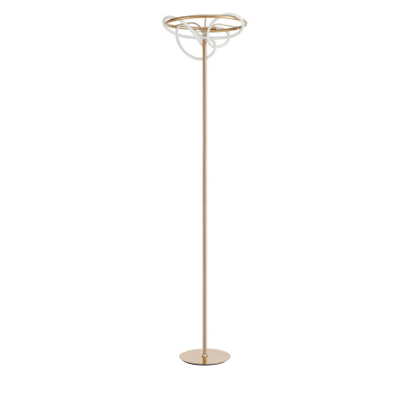 Lampa podłogowa - nowoczesna Mortilla H160cm LED 3000K złota