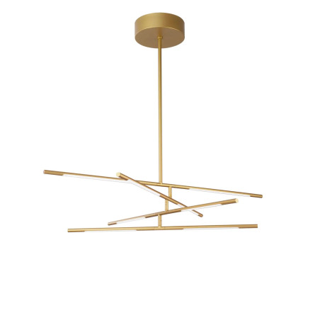 Lampa sufitowa 4 punktowa regulowana - ściemniacz triac Darren 84cm LED 3000K złoty mosiądz