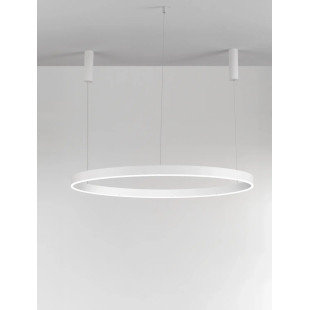 Lampa wisząca okrągła ring - ściemniacz triac Lupia 120cm LED 3000K biała