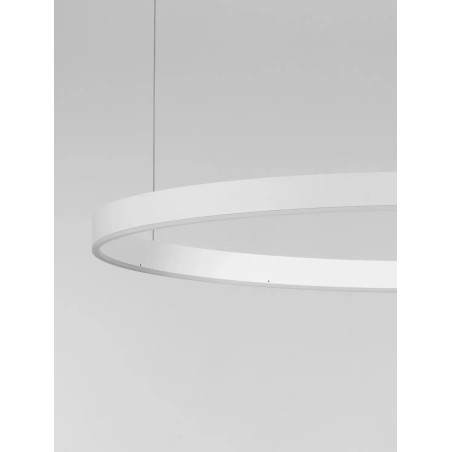 Lampa wisząca okrągła ring - ściemniacz triac Lupia 120cm LED 3000K biała