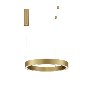 Lampa wisząca ring ze ściemniaczem triac Fonnta 60cm LED 3000K złoty mosiądz