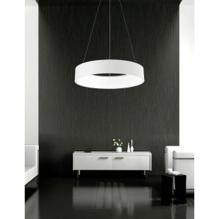 Lampa wisząca okrągła - ring Surdo 60cm LED 4000K biała