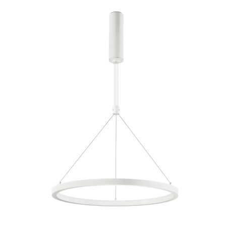 Lampa wisząca okrągła - ring Baffi 60cm LED 3000K biała