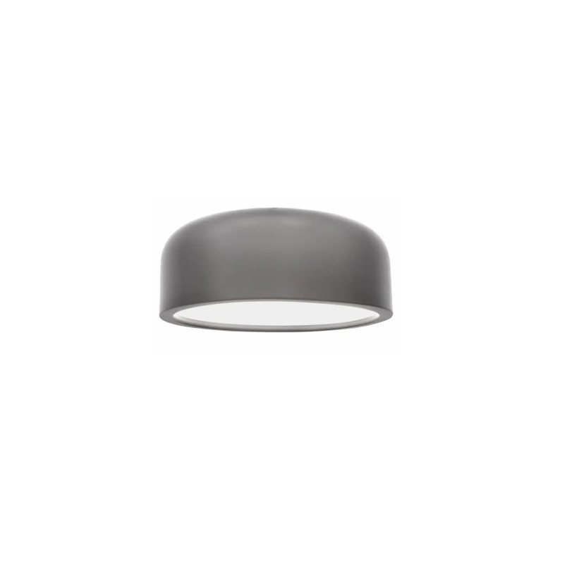 Plafon metalowy Abruzzi 35cm szary